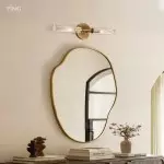 Alice Farmhouse Transparent Ribbed Glass Double Tube Sconce