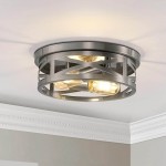 Lumix Farmhouse Metal Cage Shade Ceiling Light