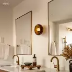 Vega Retro Bowl Shade Wall Sconce