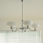 Shadella Modern Cream Glass Bauhaus Chandelier Shadella Modern Cream Glass Bauhaus Chandelier