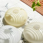 Shadella Modern Cream Glass Bauhaus Chandelier Shadella Modern Cream Glass Bauhaus Chandelier