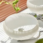 Shadella Modern Cream Glass Bauhaus Chandelier Shadella Modern Cream Glass Bauhaus Chandelier