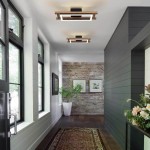 Radiance Farmhouse Led Wood Rectangular Ceiling Light