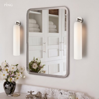 Ignatius Rustic Cylindrical Metal Glass Sconce Ignatius Rustic Cylindrical Metal Glass Sconce