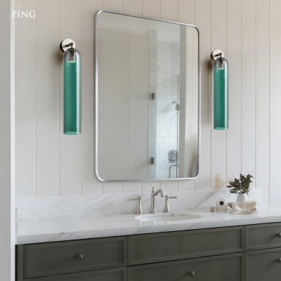 Ignatius Rustic Cylindrical Metal Glass Sconce Ignatius Rustic Cylindrical Metal Glass Sconce