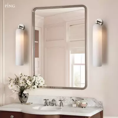 Ignatius Rustic Cylindrical Metal Glass Sconce Ignatius Rustic Cylindrical Metal Glass Sconce