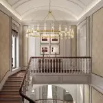 Lehmann Rustic Wagon Wheel Glass Chandelier