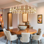 Lehmann Rustic Wagon Wheel Glass Chandelier