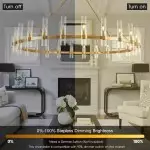 Lehmann Rustic Wagon Wheel Glass Chandelier