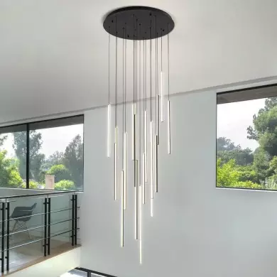 Rory Modern Cluster Cylinder Led Pendant Light Rory Modern Cluster Cylinder Led Pendant Light