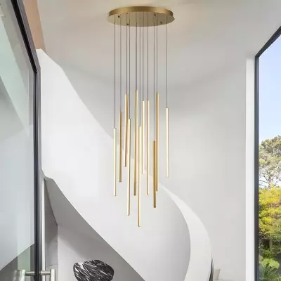 Rory Modern Cluster Cylinder Led Pendant Light Rory Modern Cluster Cylinder Led Pendant Light