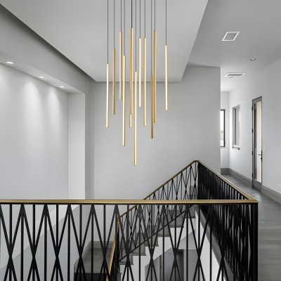Rory Modern Cluster Cylinder Led Pendant Light Rory Modern Cluster Cylinder Led Pendant Light