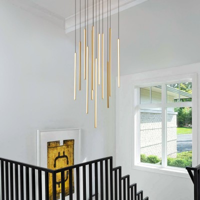 Rory Modern Cluster Cylinder Led Pendant Light Rory Modern Cluster Cylinder Led Pendant Light