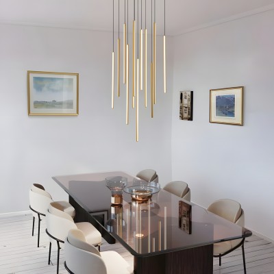 Rory Modern Cluster Cylinder Led Pendant Light Rory Modern Cluster Cylinder Led Pendant Light