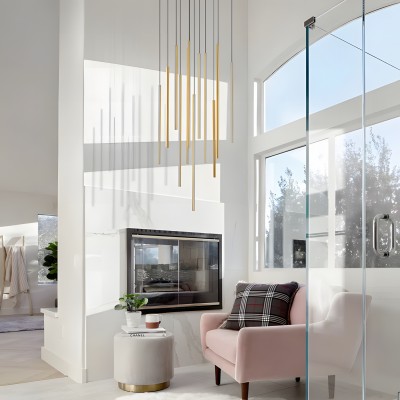 Rory Modern Cluster Cylinder Led Pendant Light Rory Modern Cluster Cylinder Led Pendant Light