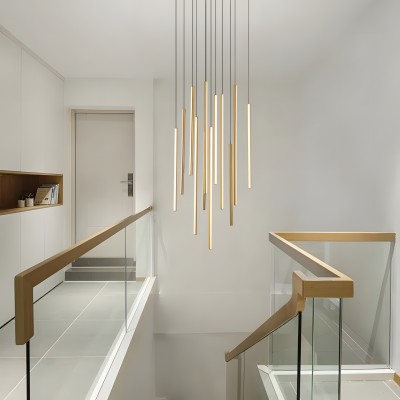 Rory Modern Cluster Cylinder Led Pendant Light Rory Modern Cluster Cylinder Led Pendant Light