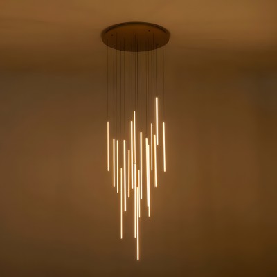 Rory Modern Cluster Cylinder Led Pendant Light Rory Modern Cluster Cylinder Led Pendant Light