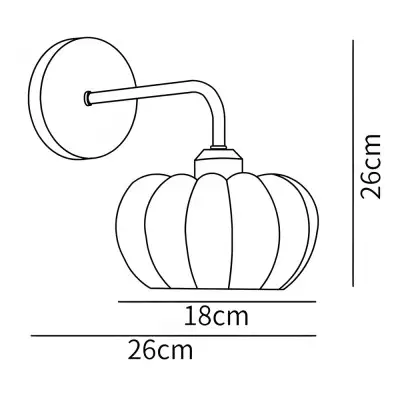 Ozaki Halloween Pumpkin Wall Sconce Ozaki Halloween Pumpkin Wall Sconce