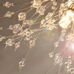 Braun Modern Globe Sputnik Chandelier