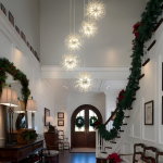 Braun Modern Globe Sputnik Chandelier