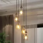 Wagner Farmhouse 4-Light Drum Wood Chandelier