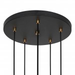 Niklas Contemporary Cluster Teardrop Glass Chandelier