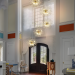 Braun Modern Globe Sputnik Chandelier