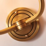 Akshara Farmhouse Brass Deer Head Wall Light