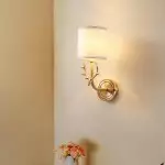 Akshara Farmhouse Brass Deer Head Wall Light