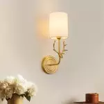 Akshara Farmhouse Brass Deer Head Wall Light