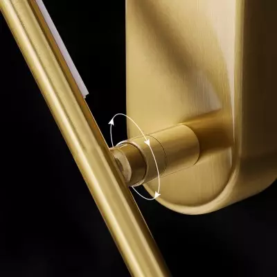 Schmidt Minimalist Gold LED Iron Linear Sconce Schmidt Minimalist Gold LED Iron Linear Sconce