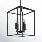 Marie Farmhouse Metal Lantern Pendant Light