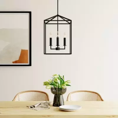 Marie Farmhouse Metal Lantern Pendant Light Marie Farmhouse Metal Lantern Pendant Light