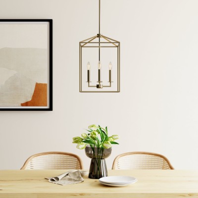 Marie Farmhouse Metal Lantern Pendant Light
