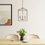 Marie Farmhouse Metal Lantern Pendant Light
