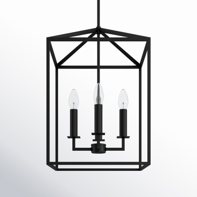 Marie Farmhouse Metal Lantern Pendant Light
