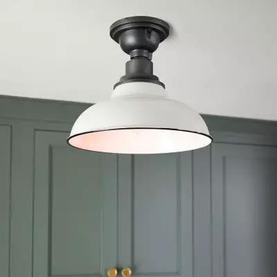 Creed Classic Industrial Metal Dome Ceiling Light