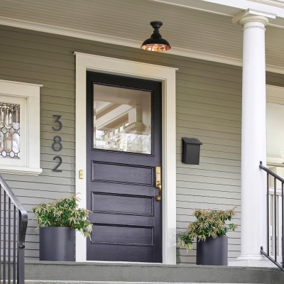 Creed Classic Industrial Metal Dome Ceiling Light