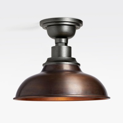 Creed Classic Industrial Metal Dome Ceiling Light