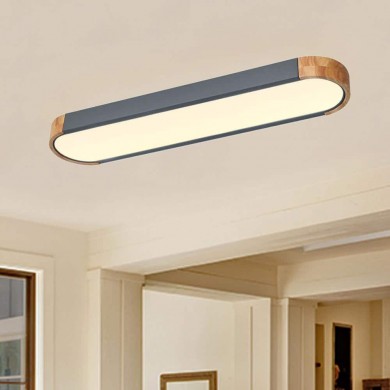 Carson Nordic Minimalist Led Rectangle Ceiling Light