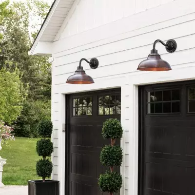 Creed Industrial Dome Metal Sconce Creed Industrial Dome Metal Sconce