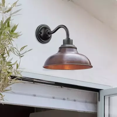 Creed Industrial Dome Metal Sconce Creed Industrial Dome Metal Sconce