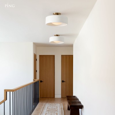 Aura Modern Porcelain Flush Mount Ceiling Light Aura Modern Porcelain Flush Mount Ceiling Light