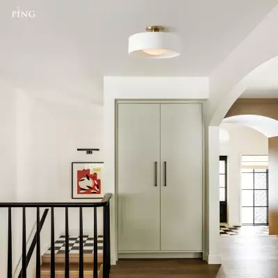 Aura Modern Porcelain Flush Mount Ceiling Light Aura Modern Porcelain Flush Mount Ceiling Light