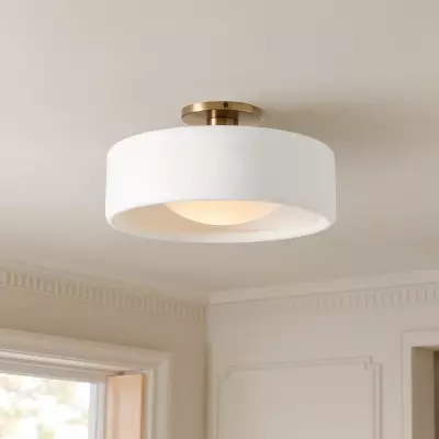 Aura Modern Porcelain Flush Mount Ceiling Light Aura Modern Porcelain Flush Mount Ceiling Light