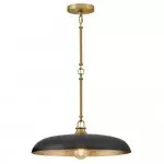 Leila Retro Round Saucer Style Shade Metal Pendant Light