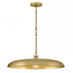 Leila Retro Round Saucer Style Shade Metal Pendant Light