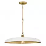 Leila Retro Round Saucer Style Shade Metal Pendant Light