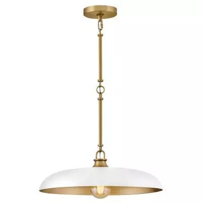 Leila Retro Round Saucer Style Shade Metal Pendant Light Leila Retro Round Saucer Style Shade Metal Pendant Light