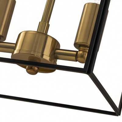Lindsay Farmhouse Black And Brass Outdoor Lantern Wall Light Lindsay Farmhouse Black And Brass Outdoor Lantern Wall Light